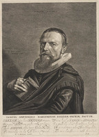 TvB G 2871
<br/>
Portret Samuel Ampzing
<br/>
<em>Suyderhoef, Jonas (ca. 1613-1686)</em>
